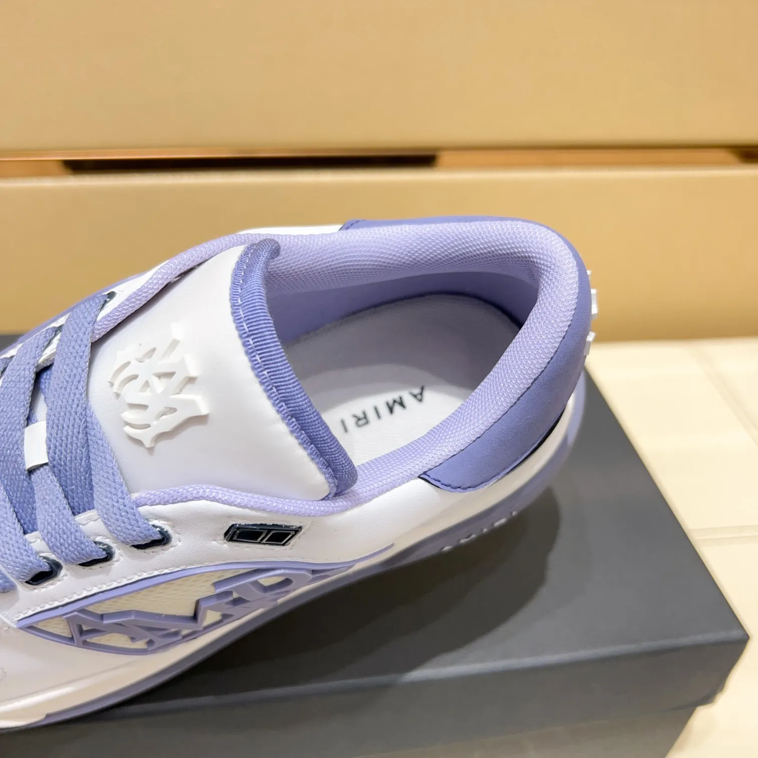 Men's men's shoes 💰500 [New style] 🌲🌲 Amiri - New Amiri trendy shoes, low-top casual sports shoes, the same style as celebrities, made of selected cowhide stitching, original outsole, comfortable on the feet, high-end workmanship, welcome to buy Size: 39-45 (customized for 46)